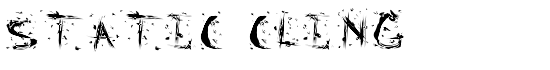 Static Cling - Download Thousands of Free Fonts at FontZone.net