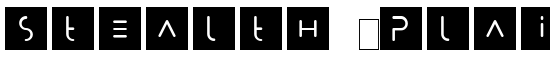 Stealth (Plain):001.001 - Download Thousands of Free Fonts at FontZone.net