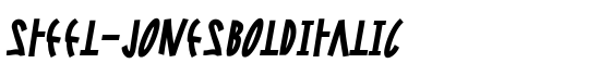 Steel-JonesBoldItalic - Download Thousands of Free Fonts at FontZone.net