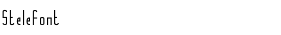 Stelefont - Download Thousands of Free Fonts at FontZone.net