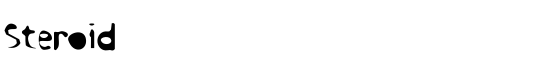 Steroid - Download Thousands of Free Fonts at FontZone.net