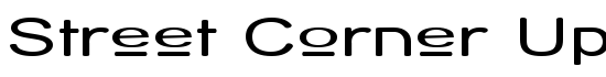 Street Corner Upper Extend - Download Thousands of Free Fonts at FontZone.net