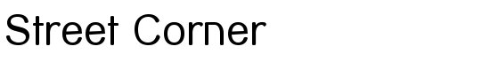 Street Corner - Download Thousands of Free Fonts at FontZone.net