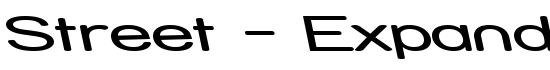 Street - Expanded Reverse Italic - Download Thousands of Free Fonts at FontZone.net