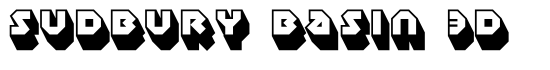 Sudbury Basin 3D - Download Thousands of Free Fonts at FontZone.net