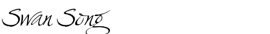 Swan Song - Download Thousands of Free Fonts at FontZone.net