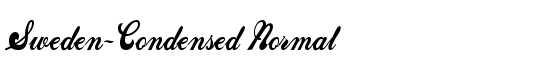Sweden-Condensed Normal - Download Thousands of Free Fonts at FontZone.net