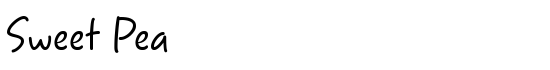 Sweet Pea - Download Thousands of Free Fonts at FontZone.net