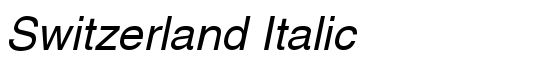 Switzerland Italic - Download Thousands of Free Fonts at FontZone.net