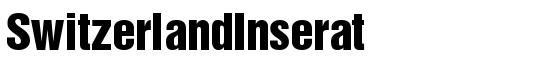 SwitzerlandInserat - Download Thousands of Free Fonts at FontZone.net