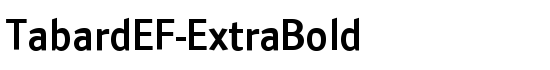 TabardEF-ExtraBold - Download Thousands of Free Fonts at FontZone.net