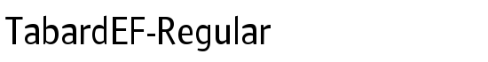 TabardEF-Regular - Download Thousands of Free Fonts at FontZone.net