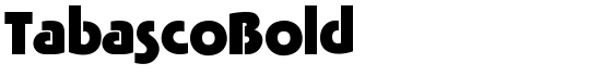 TabascoBold - Download Thousands of Free Fonts at FontZone.net