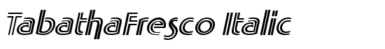 TabathaFresco Italic - Download Thousands of Free Fonts at FontZone.net