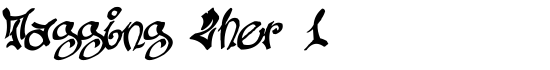 Tagging Zher 1 - Download Thousands of Free Fonts at FontZone.net