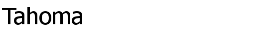 Tahoma - Download Thousands of Free Fonts at FontZone.net