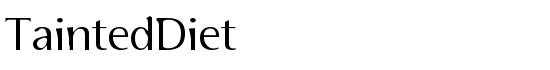 TaintedDiet - Download Thousands of Free Fonts at FontZone.net
