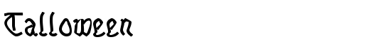 Talloween - Download Thousands of Free Fonts at FontZone.net