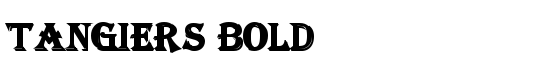 Tangiers Bold - Download Thousands of Free Fonts at FontZone.net