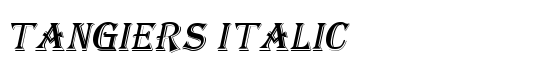 Tangiers Italic - Download Thousands of Free Fonts at FontZone.net