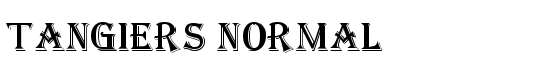 Tangiers Normal - Download Thousands of Free Fonts at FontZone.net