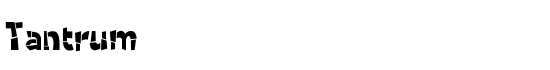 Tantrum - Download Thousands of Free Fonts at FontZone.net