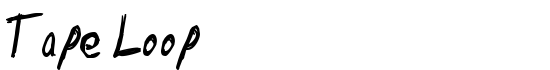 Tape Loop - Download Thousands of Free Fonts at FontZone.net
