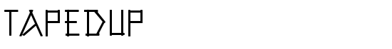 TapedUp - Download Thousands of Free Fonts at FontZone.net