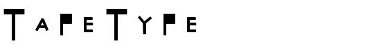 TapeType - Download Thousands of Free Fonts at FontZone.net