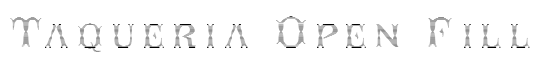 Taqueria Open Fill Lines - Download Thousands of Free Fonts at FontZone.net