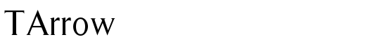 TArrow - Download Thousands of Free Fonts at FontZone.net