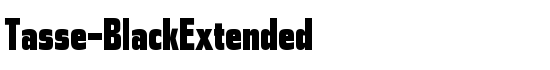 Tasse-BlackExtended - Download Thousands of Free Fonts at FontZone.net