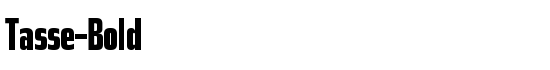 Tasse-Bold - Download Thousands of Free Fonts at FontZone.net