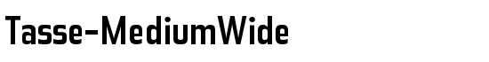 Tasse-MediumWide - Download Thousands of Free Fonts at FontZone.net