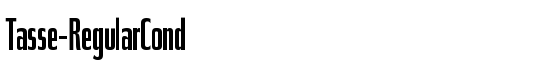 Tasse-RegularCond - Download Thousands of Free Fonts at FontZone.net