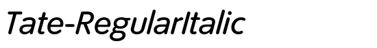 Tate-RegularItalic - Download Thousands of Free Fonts at FontZone.net