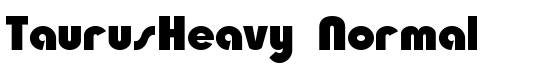 TaurusHeavy Normal - Download Thousands of Free Fonts at FontZone.net
