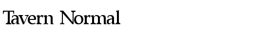 Tavern Normal - Download Thousands of Free Fonts at FontZone.net