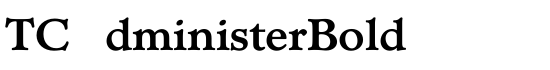 TCAdministerBold - Download Thousands of Free Fonts at FontZone.net