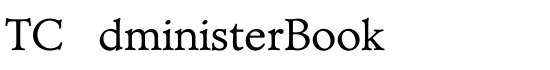 TCAdministerBook - Download Thousands of Free Fonts at FontZone.net