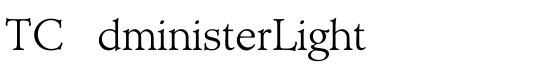 TCAdministerLight - Download Thousands of Free Fonts at FontZone.net