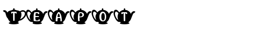 Teapot - Download Thousands of Free Fonts at FontZone.net