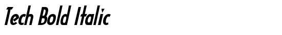 Tech Bold Italic - Download Thousands of Free Fonts at FontZone.net