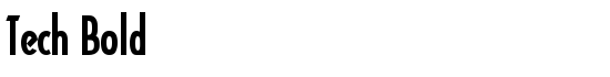 Tech Bold - Download Thousands of Free Fonts at FontZone.net