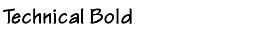 Technical Bold - Download Thousands of Free Fonts at FontZone.net