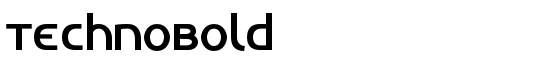 TechnoBold - Download Thousands of Free Fonts at FontZone.net