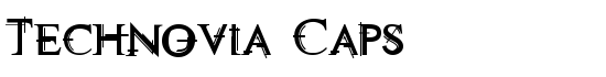 Technovia Caps - Download Thousands of Free Fonts at FontZone.net