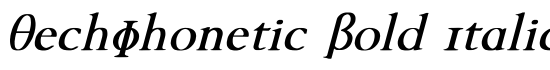 TechPhonetic Bold Italic - Download Thousands of Free Fonts at FontZone.net