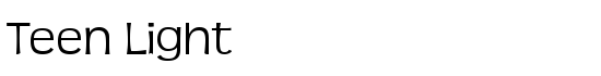 Teen Light - Download Thousands of Free Fonts at FontZone.net