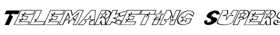 Telemarketing Superstar Italic - Download Thousands of Free Fonts at FontZone.net